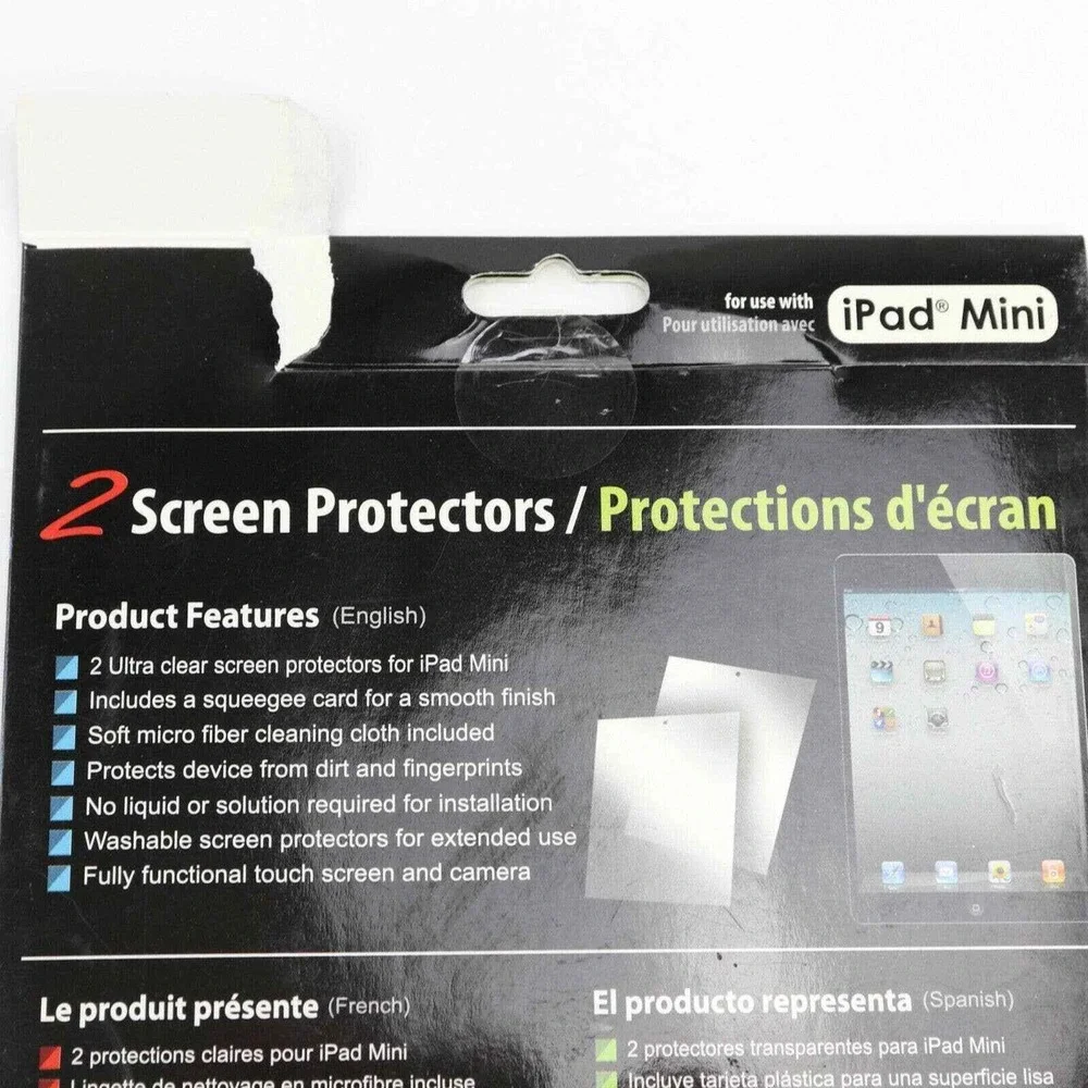 Xtreme 2 Pack Ultra Clear Screen Protectors for iPad Mini Guard Combo